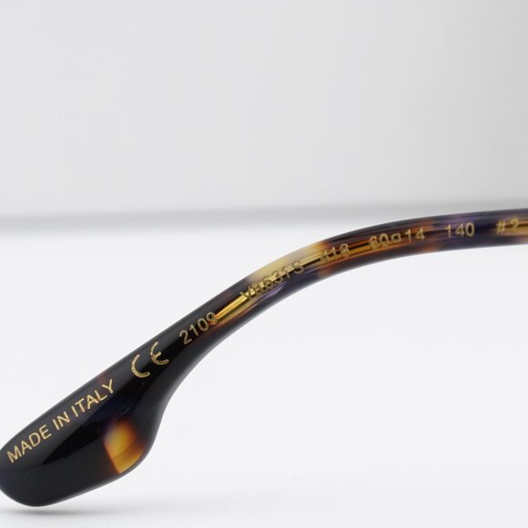 Victoria Beckham VB631S 418 Square Sunglasses – Havana Blue/Brown main image 2